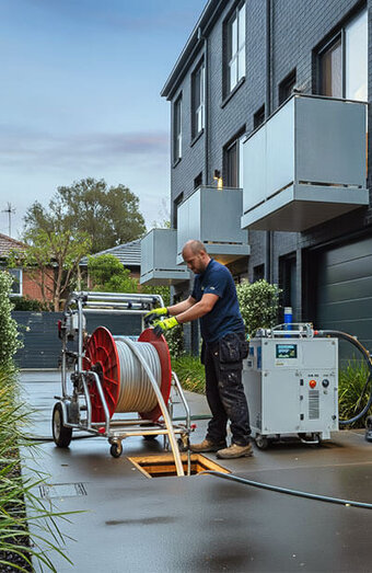 Plumber Drain Cleaning Machine